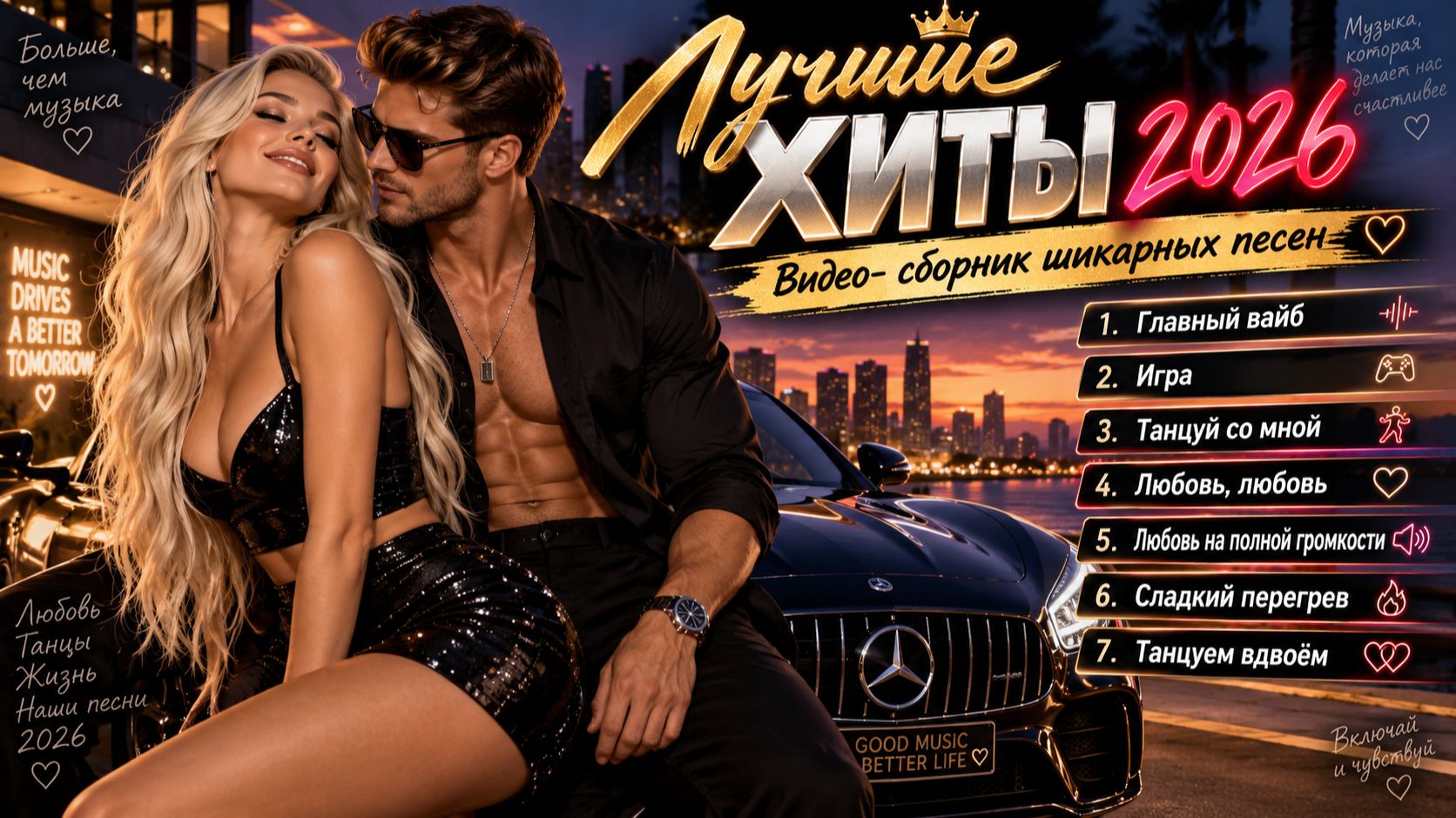 Лучшие ХИТЫ 2026 🔥 Видео-сборник шикарных песен | Новые танцевальные песни и хиты