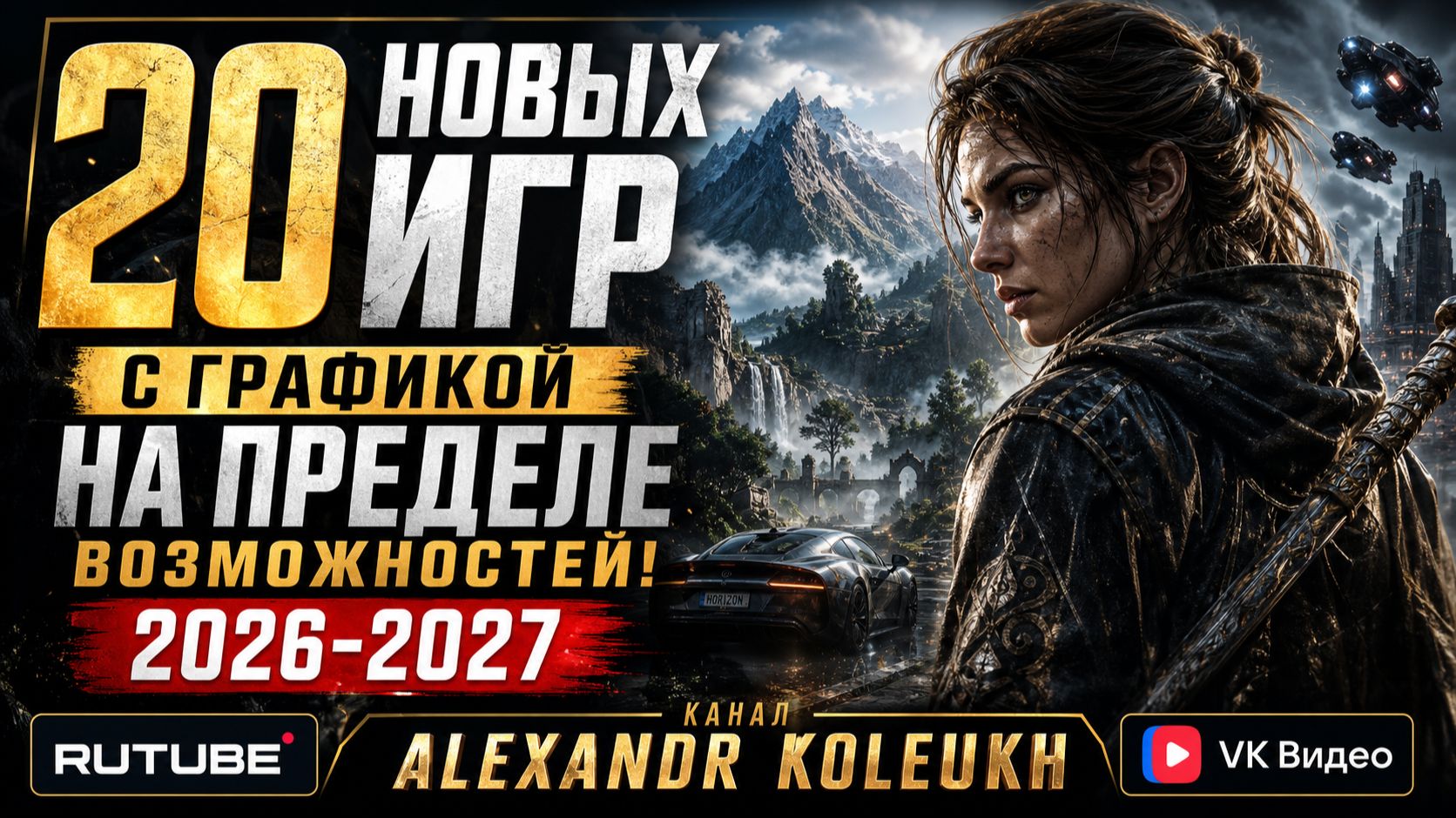 20 НОВЫХ ИГР С ГРАФИКОЙ НА ПРЕДЕЛЕ ВОЗМОЖНОСТЕЙ 2026 и 2027 ГОДА!