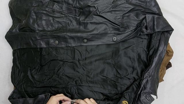 Куртки кожаные  секонд оптом 7 пак