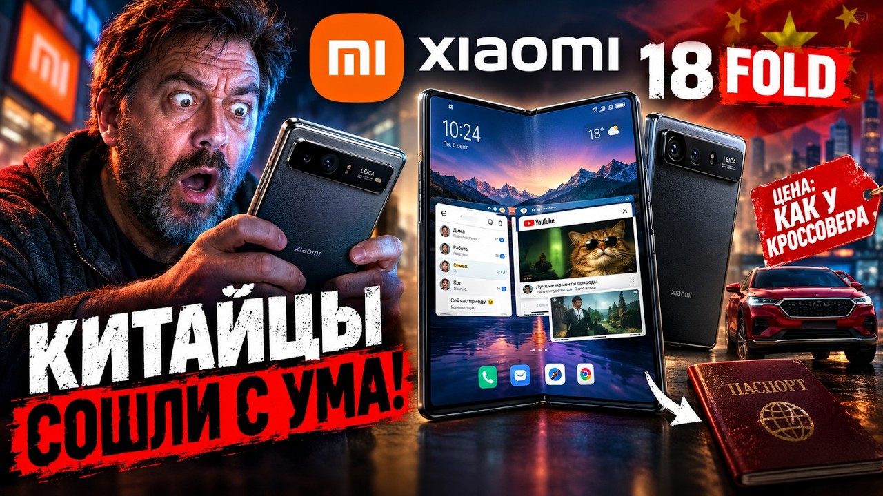 Xiaomi 18 Fold против здравого смысла: стоит ли отдавать состояние за китайский складной трэш?