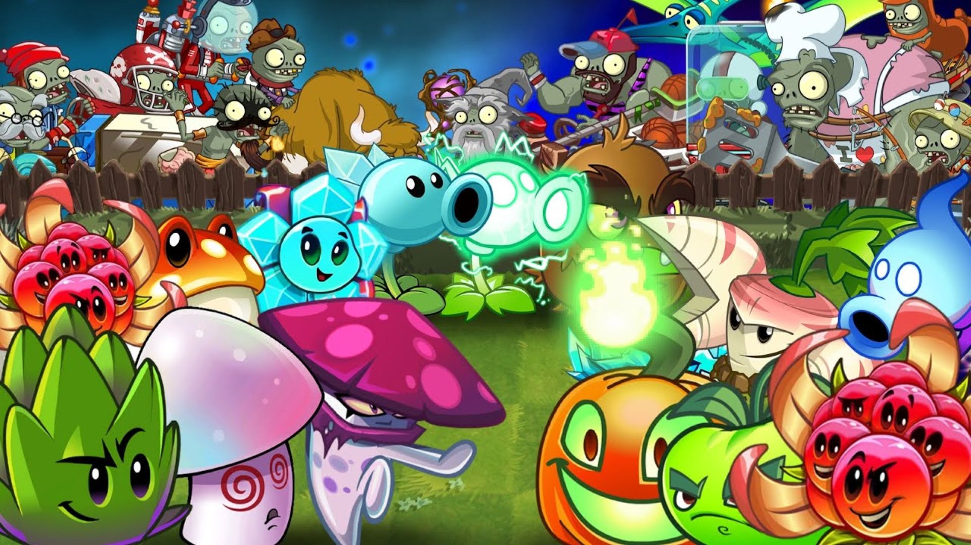 Растения против зомби PvZ 2 SHUTTLE Plants Vs Zombies ПвЗ [16]
