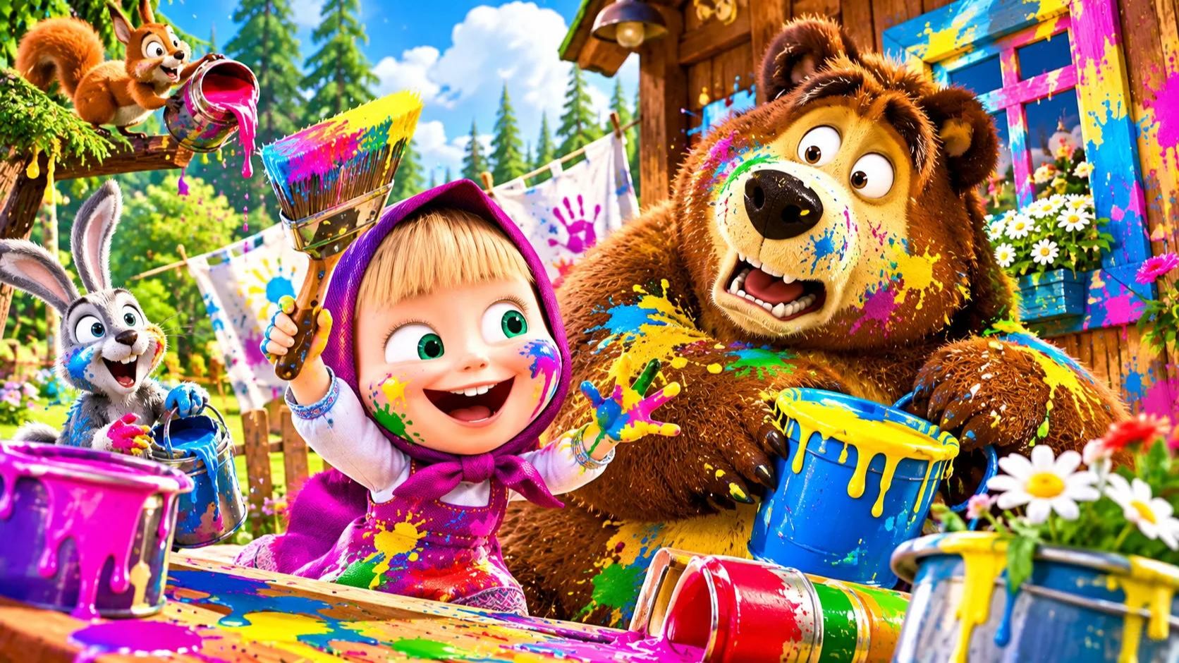 Маша и Медведь | игра по мотивам мультфильма | развлечения #машаимедведь #игра