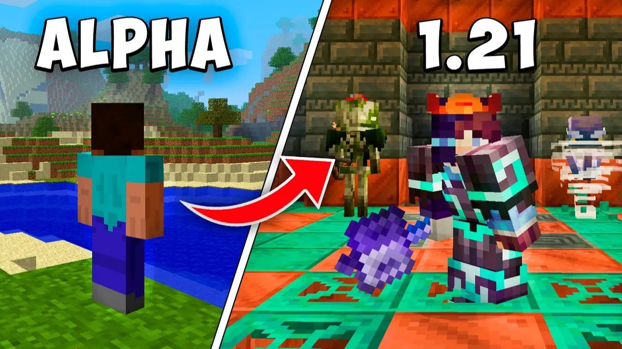 100 дней выживания в Майнкрафт — от ALPHA до 1.21!