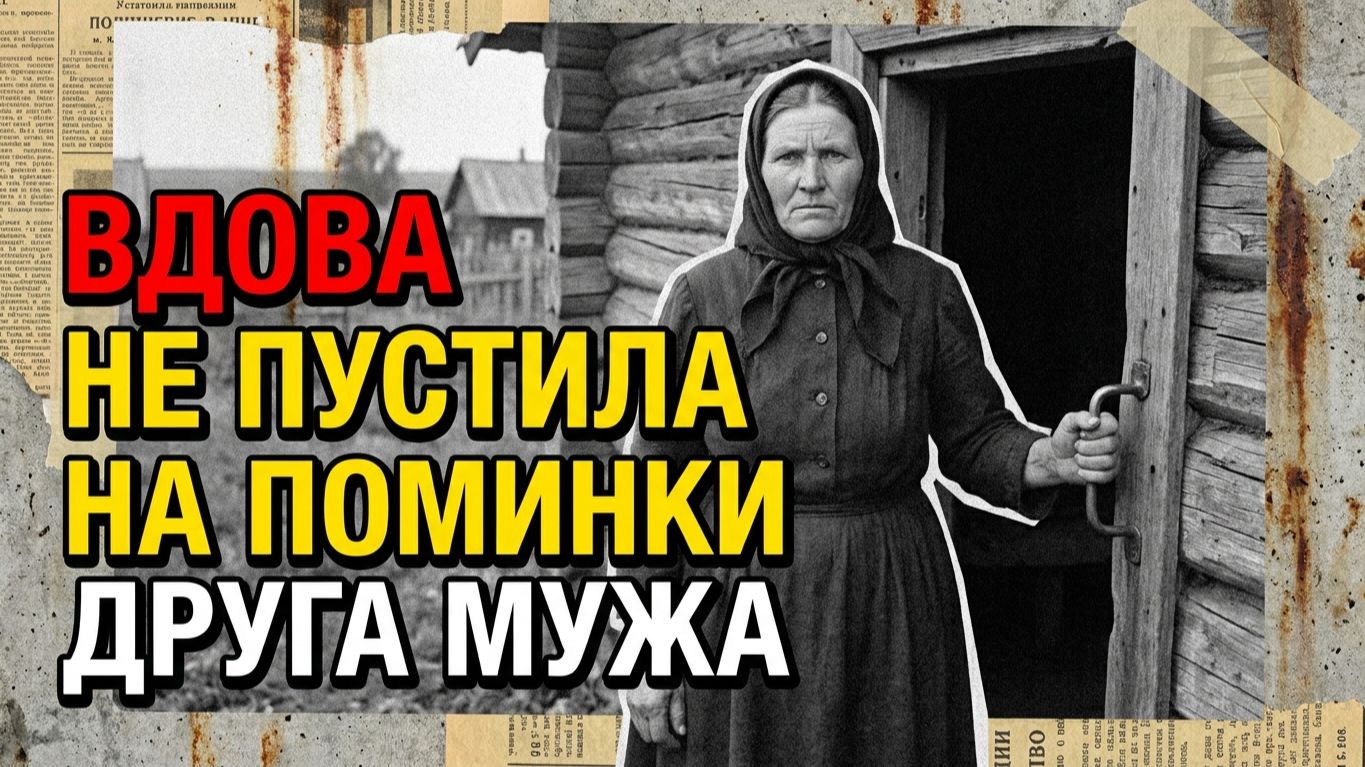 АУДИОКНИГА: вдова не пустила на поминки друга мужа