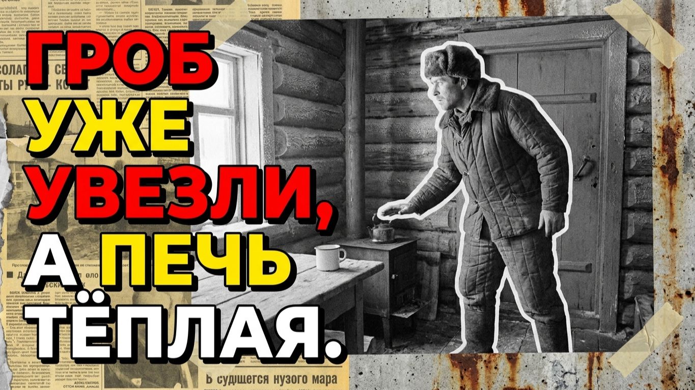 РАССКАЗ: гроб уже увезли, а печь в зимовье тёплая