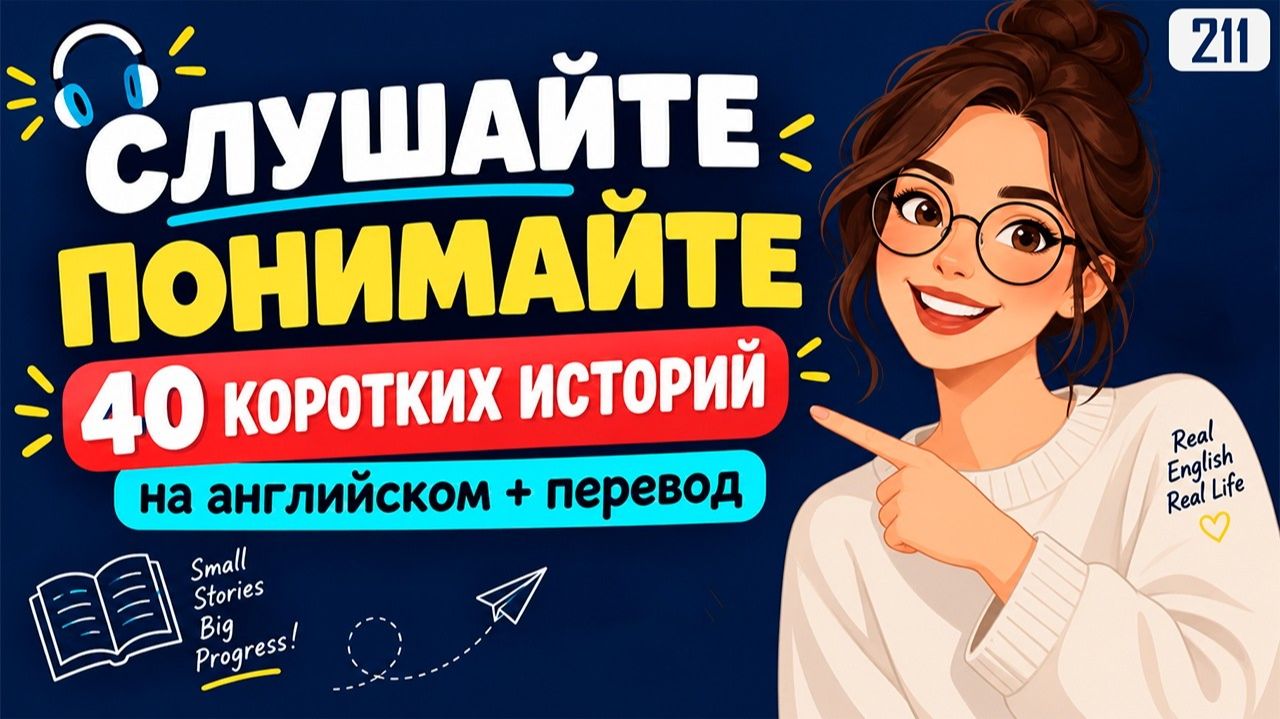 Знаете слова, но не понимаете на слух? 40 коротких историй на английском