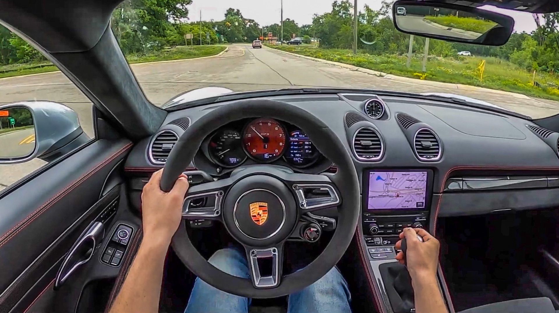 Porsche 718 Cayman GTS POV DRIVE в 4К!
