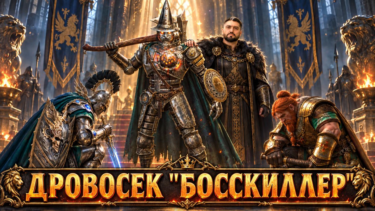ДРОВОСЕК УНИЧТОЖАЕТ ДРАКОНА, КЛАНБОССА И ГИДРУ-4! RAIDSHADOWLEGENDS! #raid