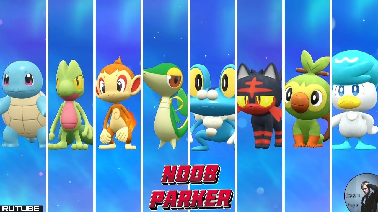 Pokemon Scarlet и Violet The Indigo Disk - Эволюции всех стартовых покемонов