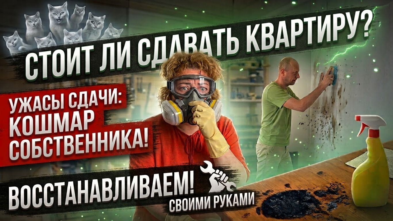 Жесткие последствия аренды: Своими руками спасаем квартиру! (Часть 3)