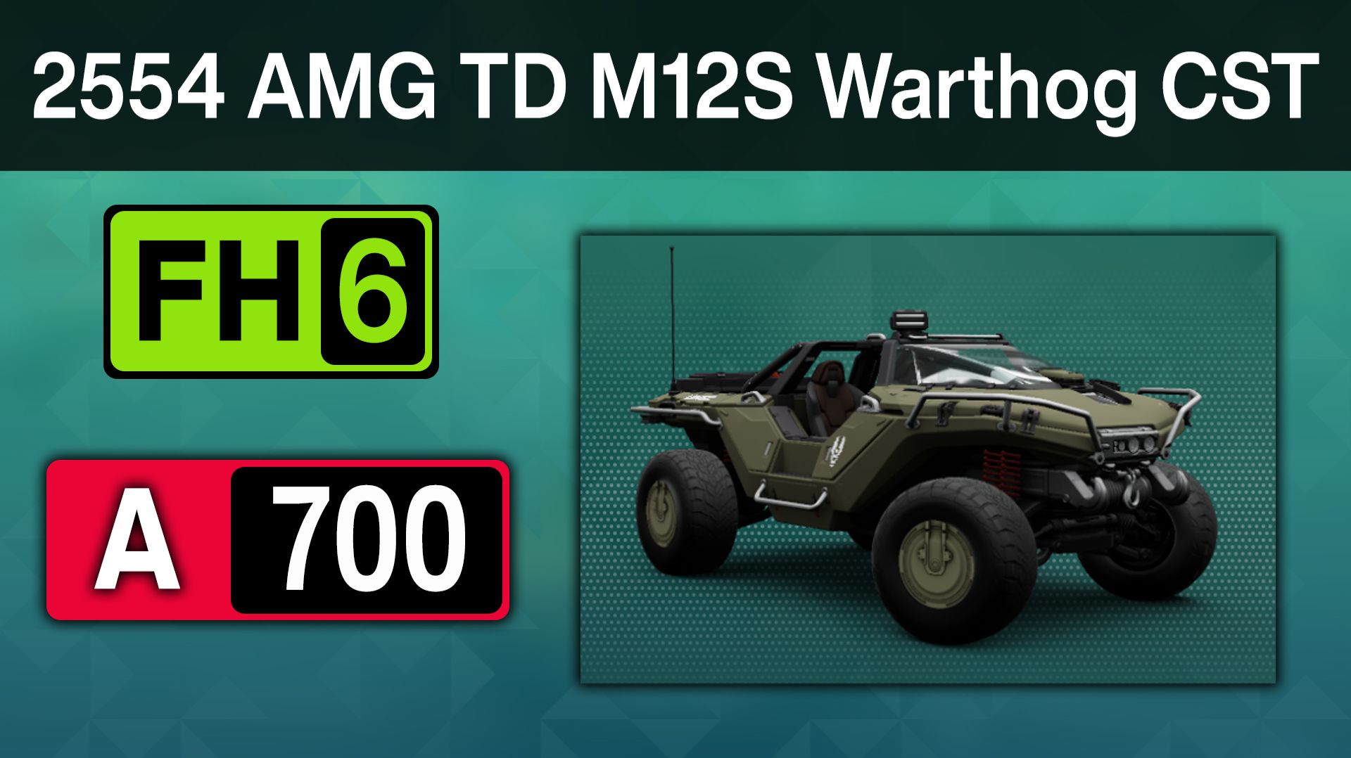 Forza Horizon 6 - 2554 AMG Transport Dynamics M12S Warthog CST