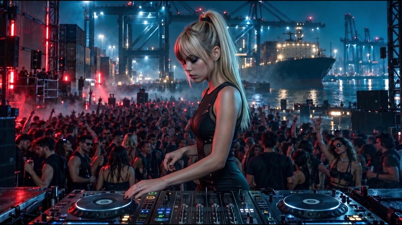Dark Tech House 2026  Midnight Harbor Rave  Hypnotic DJ Mix