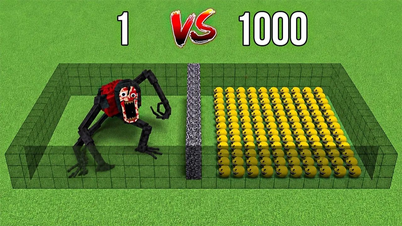 Сможет SARAAH (I Heard It Too) выстоять против 1000 VERITY в Minecraft?