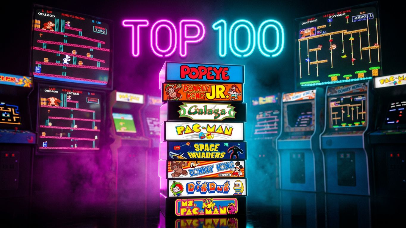 100 Arcade Machine (Аркадных Автоматов) игр, которые определили облик 70-х и 80-х годов