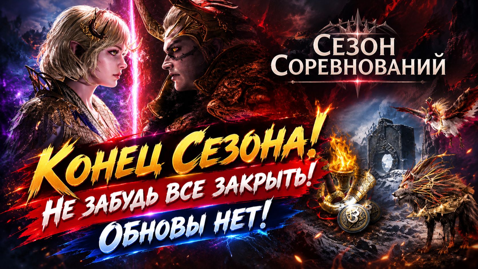 Конец Сезона! Не забудь все закрыть! Обновы нет! - Legend Of YMIR