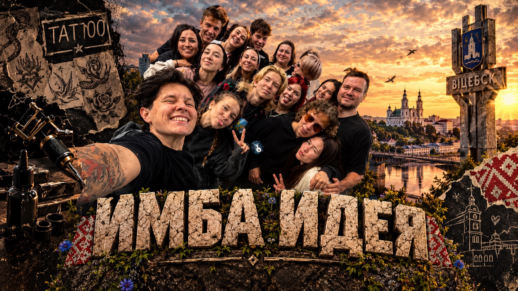 ⁣Мы решили сохранить момент навсегда / Беларусь / Одно тату на всех