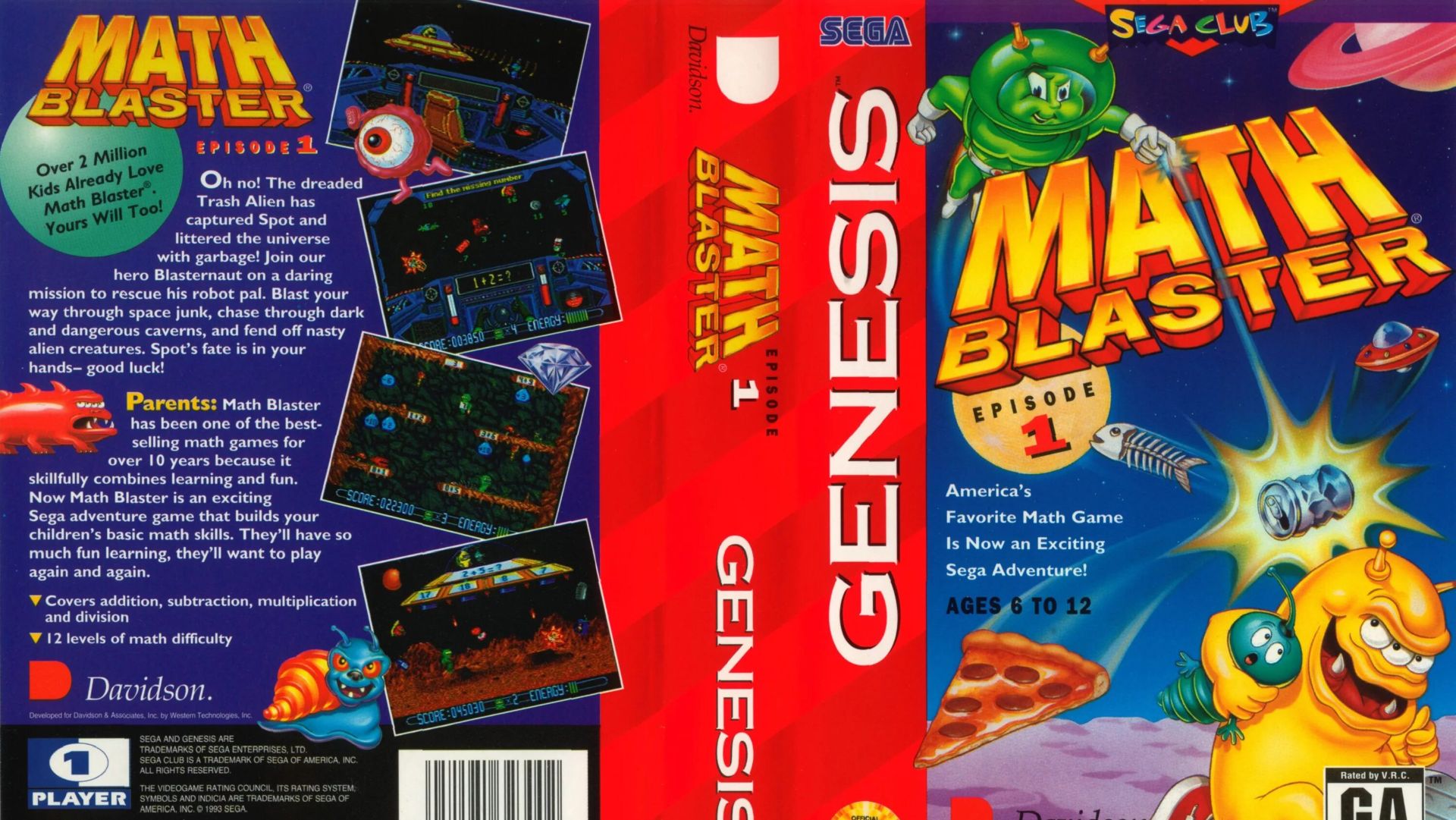 Math Blaster (Genesis)