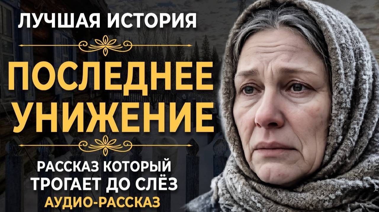 ПОСЛЕДНЕЕ УНИЖЕНИЕ | Рассказ, который трогает до глубины души. Очень сильная история | Аудио рассказ