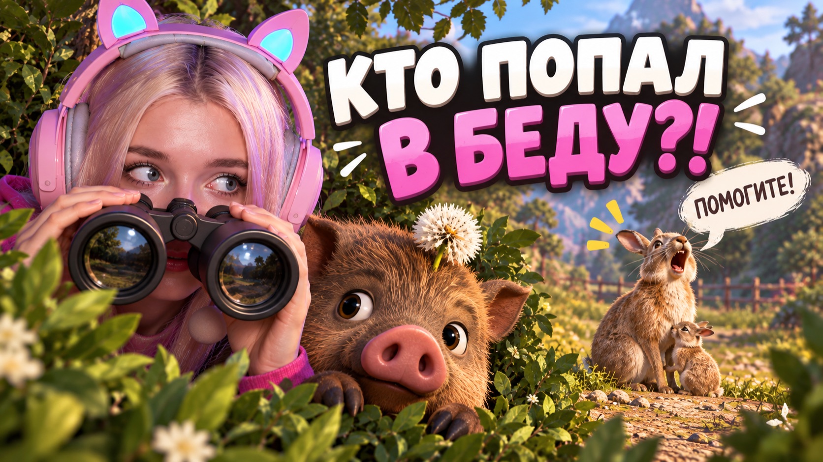 КАБАНЬЯ СЛУЖБА СПАСЕНИЯ❗️🐗🌼| ADORABLE ADVENTURES #3