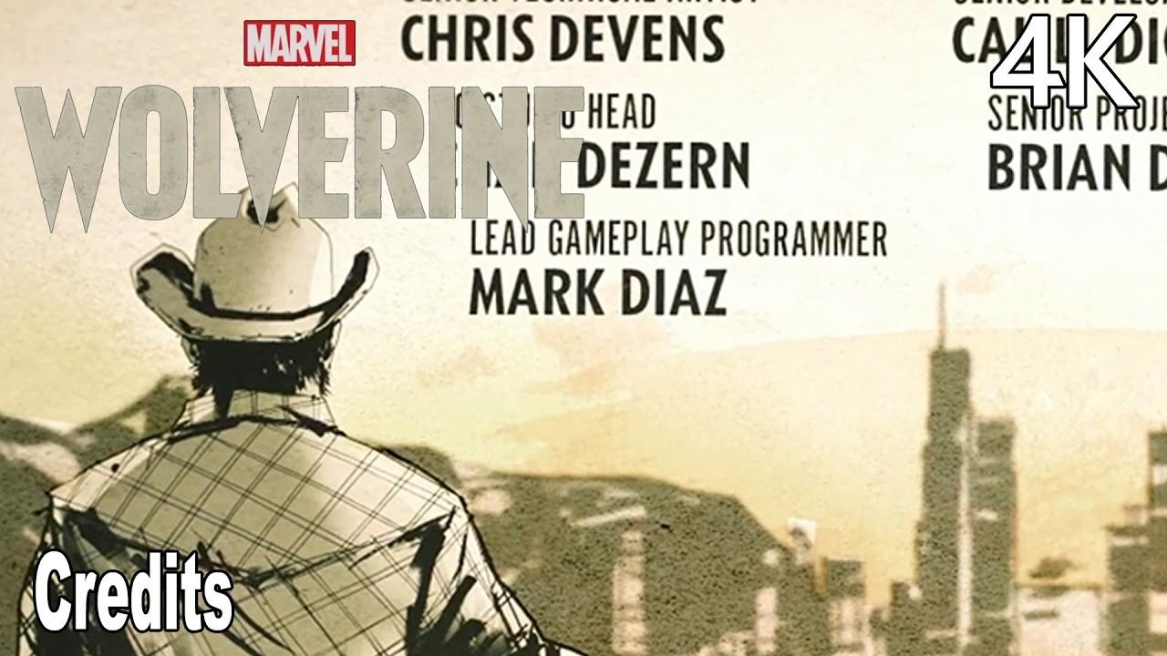 Marvel's Wolverine Credits & Post Credits Scene 4K