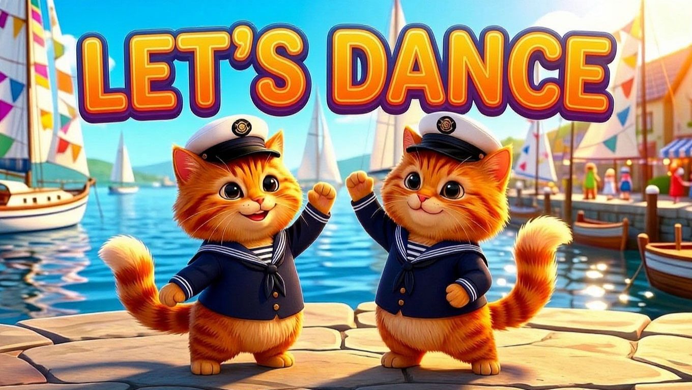 Весёлая ЗАРЯДКА для детей | танцуем с котиками😺