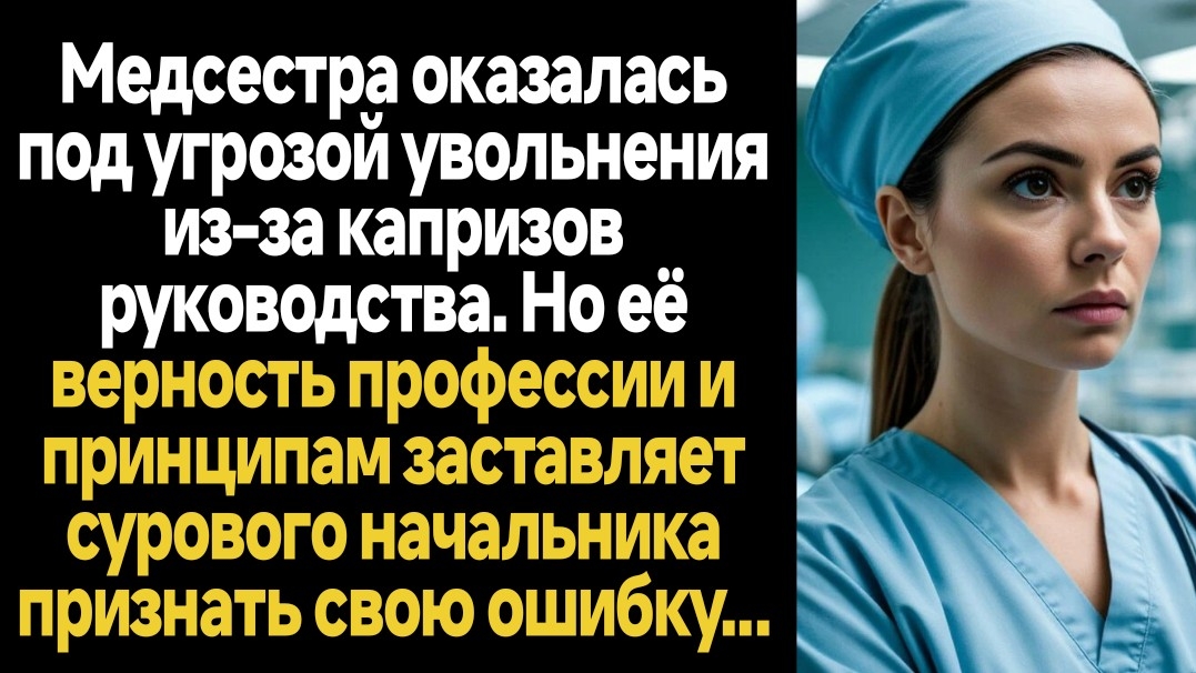 ИСТОРИИ ИЗ ЖИЗНИ/Медсестра оказалась под угрозой увольнения/Аудиорассказы аудиокниги жизненные