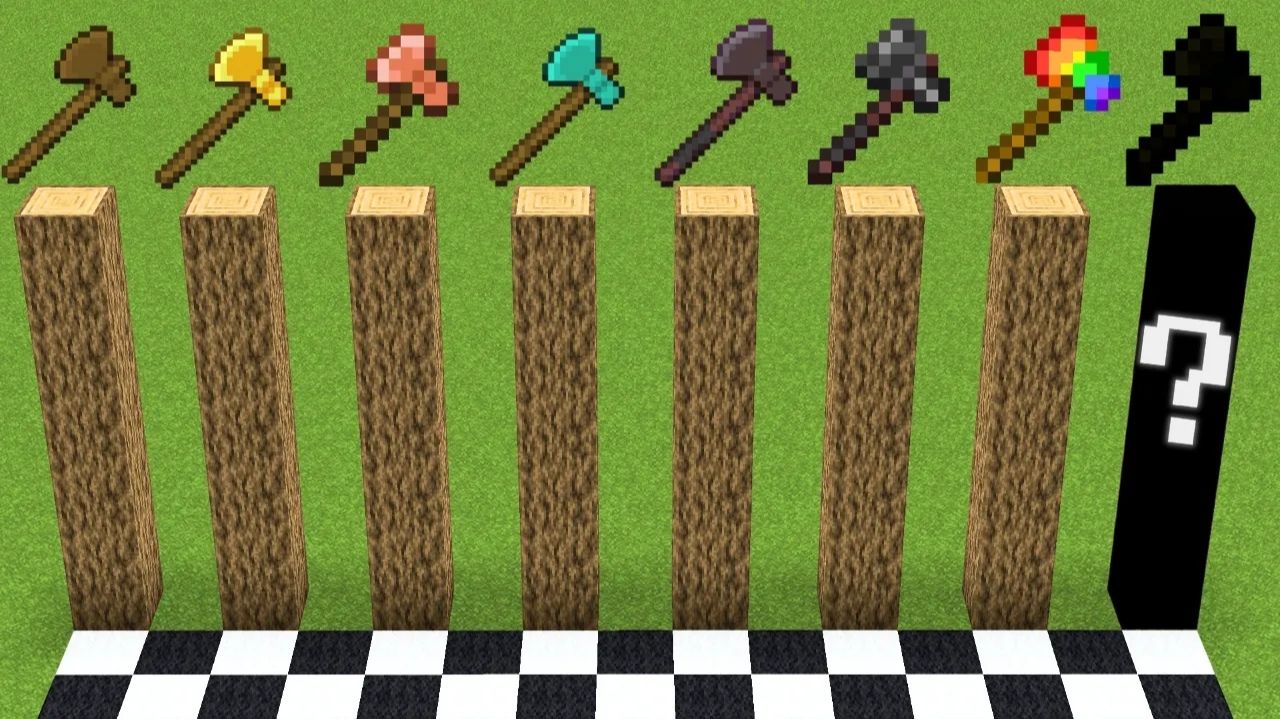 Секретный топор станет самым быстрым в Minecraft?