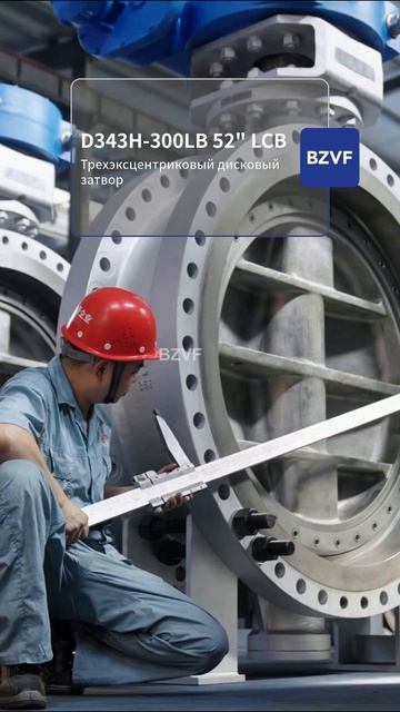 D343H-300LB 52” LCB Трехэксцентриковый дисковый затвор-BZVF
