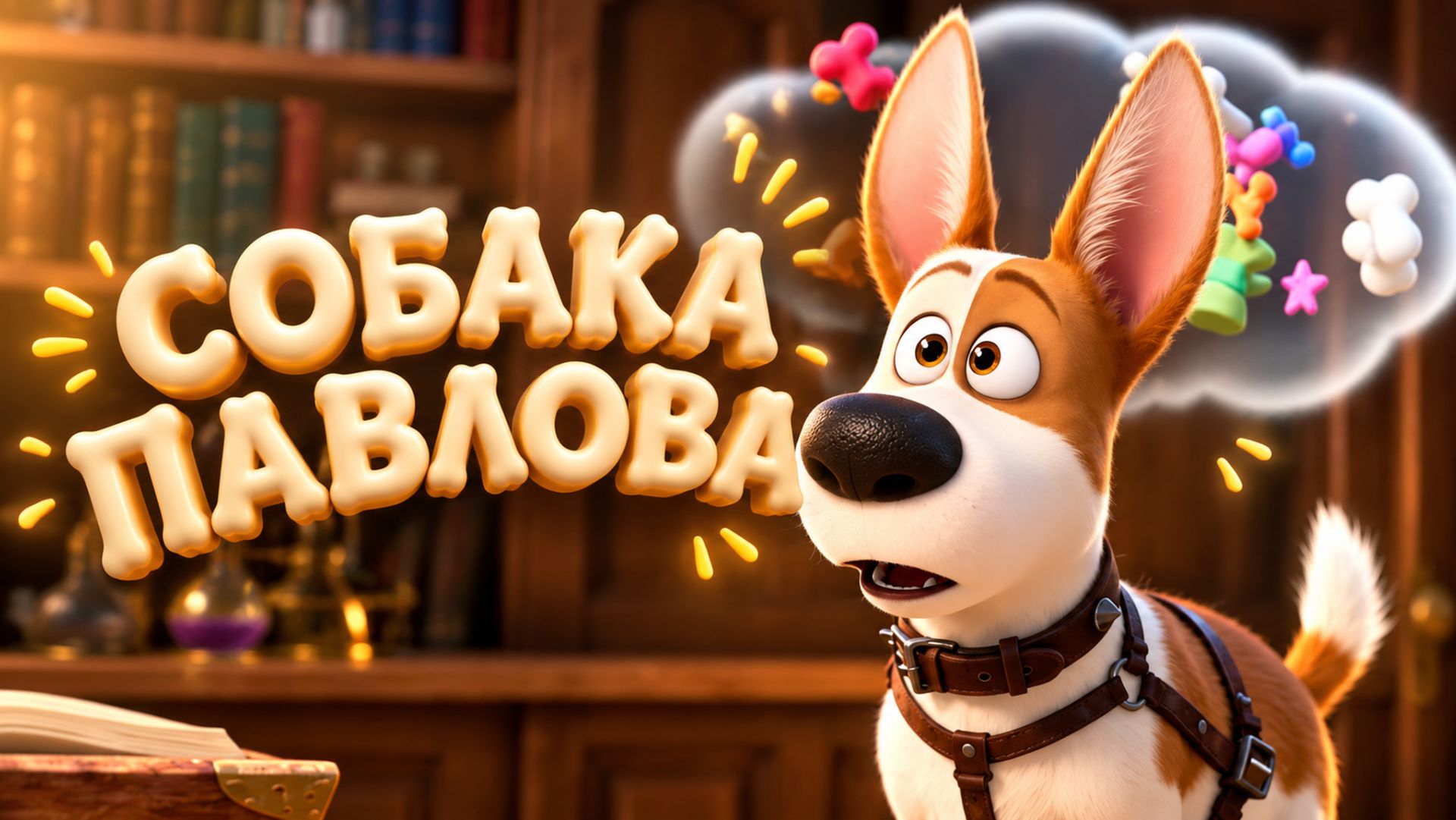 Собака Павлова и 🐕  Условный рефлекс | Мультик про науку в стиле Pixar
