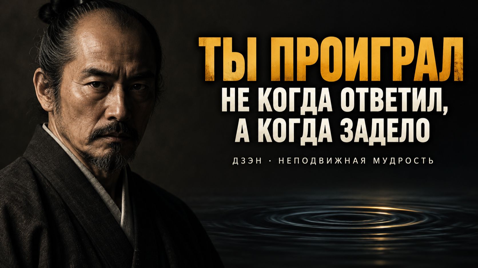 Как перестать РЕАГИРОВАТЬ на людей — Учение о Неподвижной Мудрости