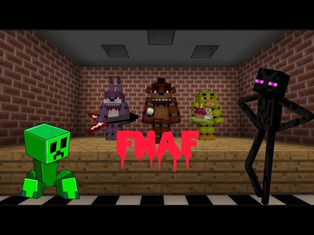 FNAF В MINECRAFT (обзоры на мода)