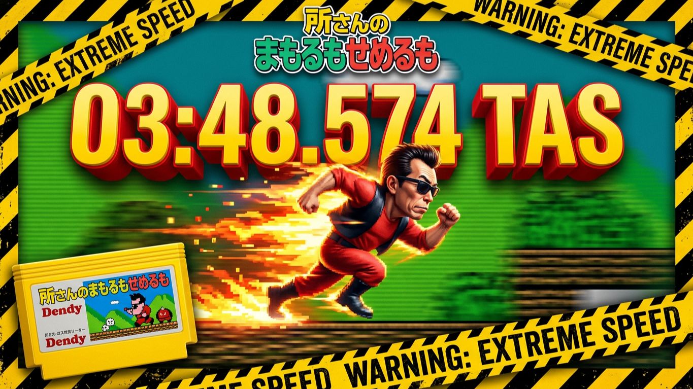 TAS, (NES) Tokoro-san No Mamoru Mo Semeru Mo - In 03m 48.574s By McBobX
