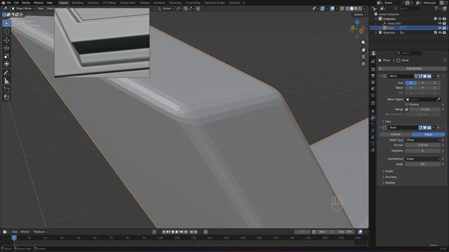 BLENDER THE SCI-FI WAR MACHINE 5. 005_Start Modeling The Chest Area