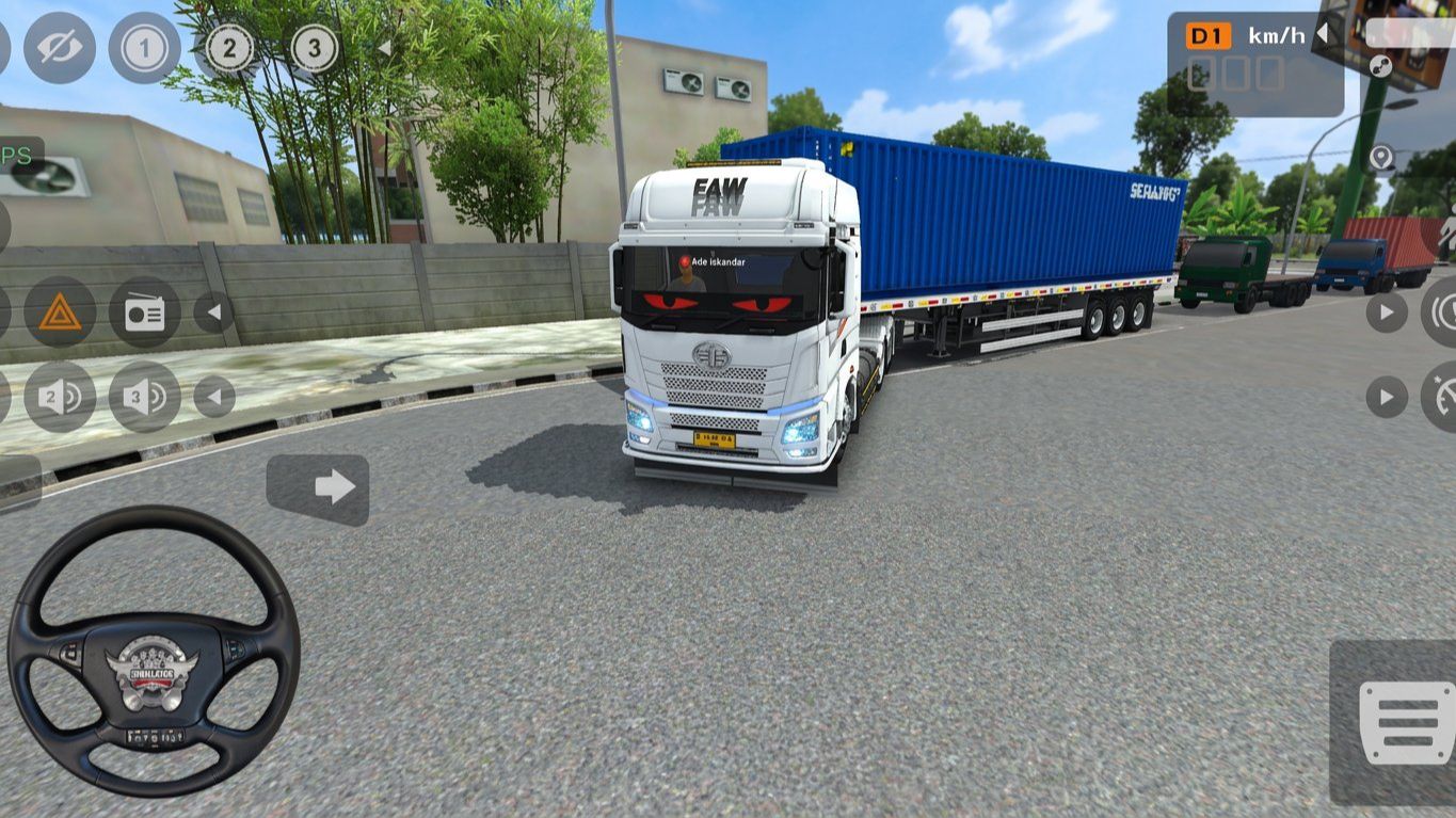 Потрясающая вирусная игра с грузовиком FAW со стробоскопами 🚛 Симулятор автобуса. Машинки. Мультики