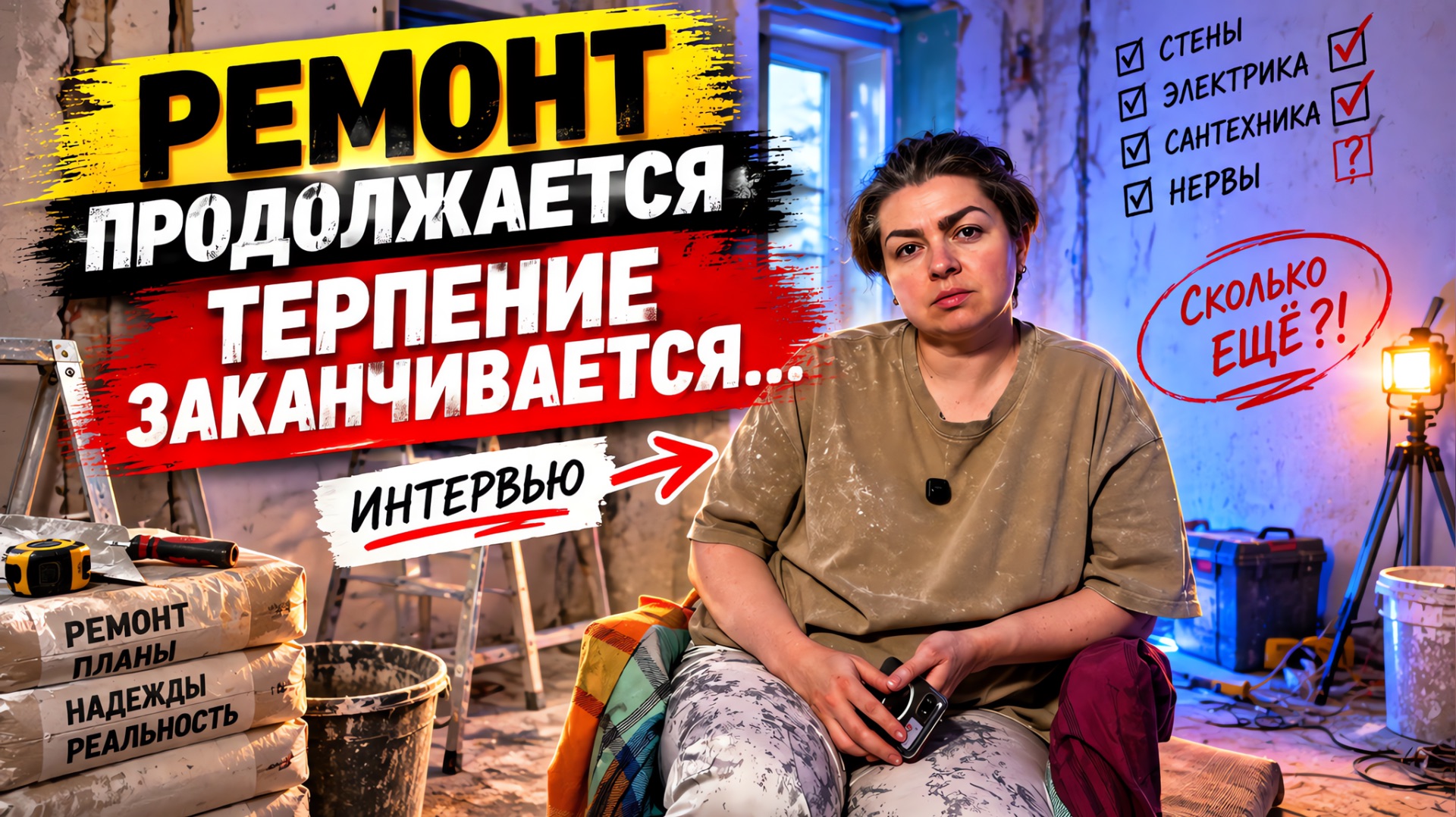 Ремонт продолжается. Терпение заканчивается. Интервью