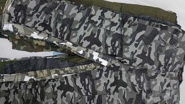 Штаны карго секонд оптом 12 пак