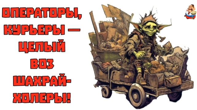 ОПЕРАТОРЫ, КУРЬЕРЫ — ЦЕЛЫЙ ВОЗ ШАХРАЙ-ХОЛЕРЫ!