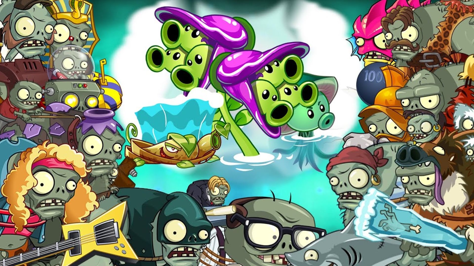 Растения против зомби PvZ 2 SHUTTLE Plants Vs Zombies ПвЗ [15]