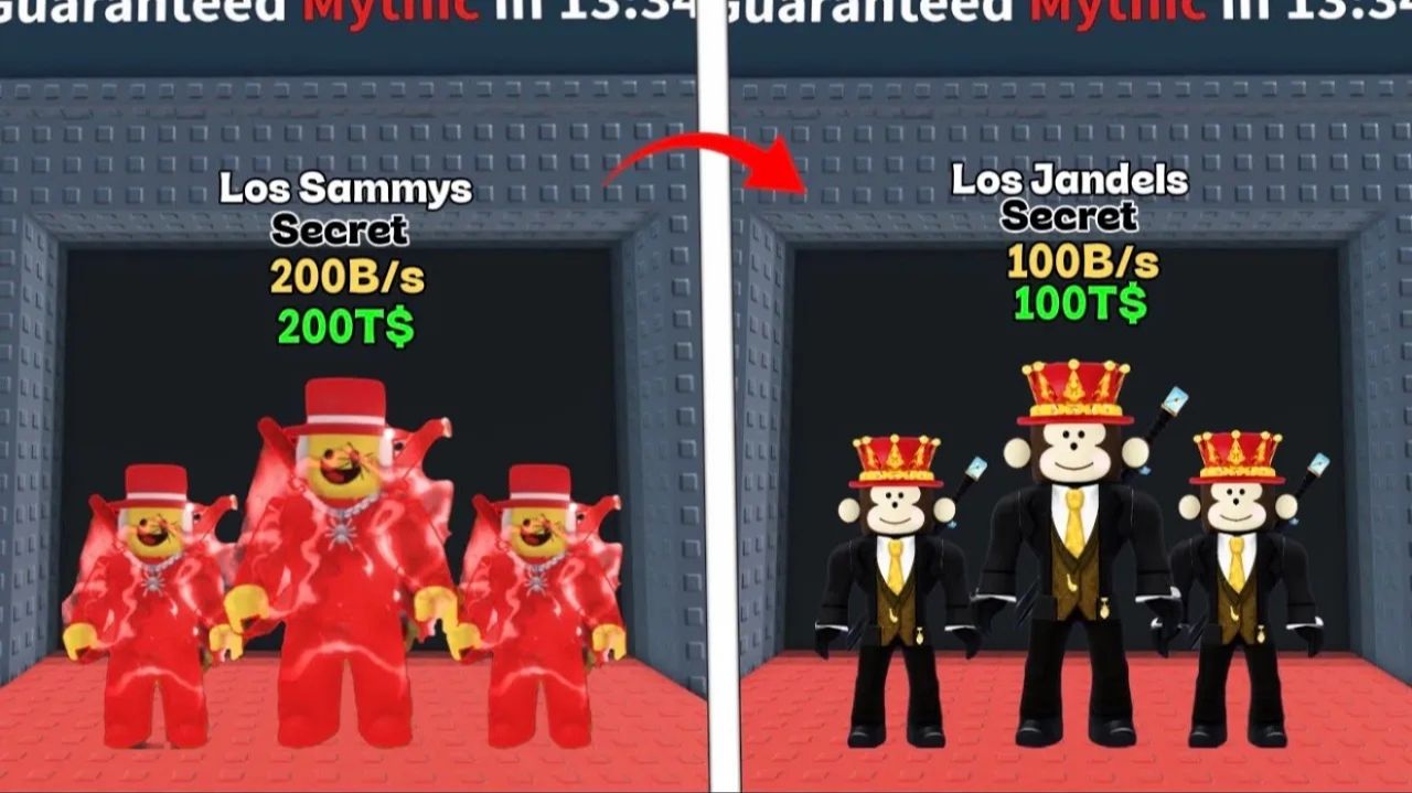 Новые Los Sammys и Los Jandels в Brainrots — обновление Los Traders!