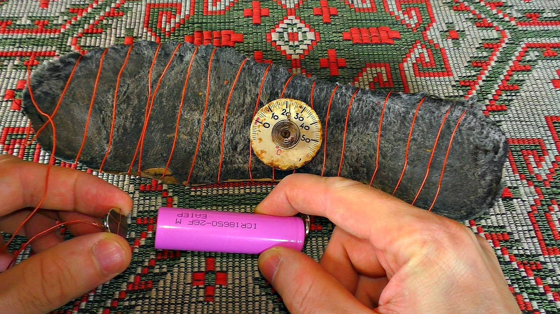 ✅Как сделать ЭлектроПодогрев одежды, обуви и рук ⚡ Человек обогреватель 💡
