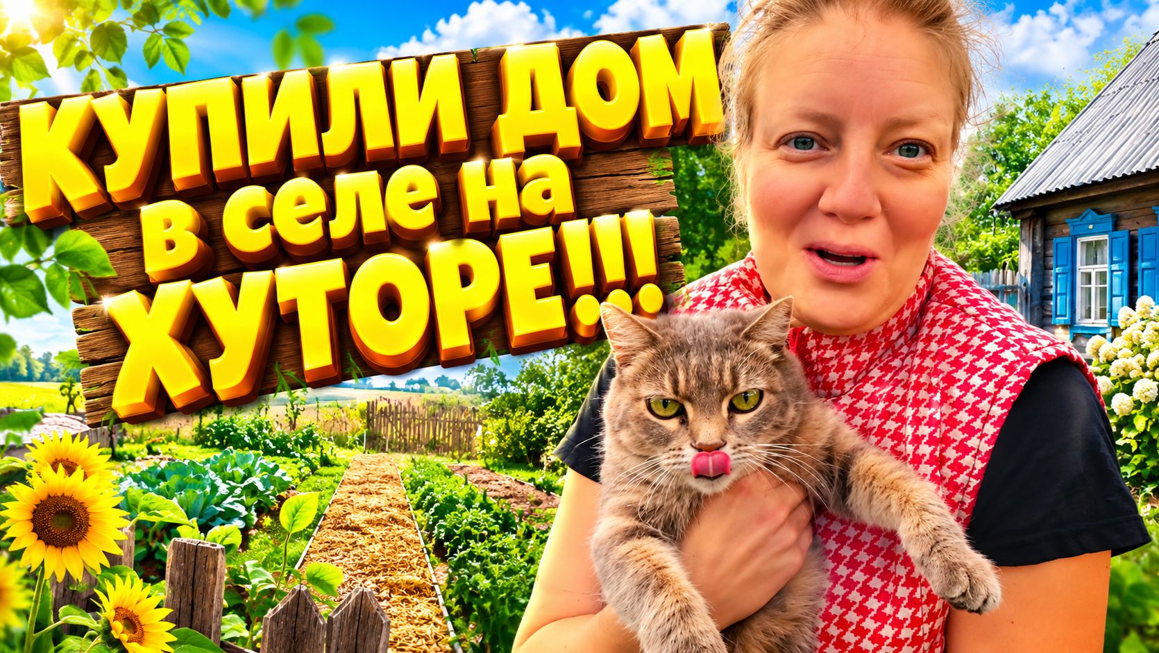 КУПИЛИ ДОМ В СЕЛЕ НА ХУТОРЕ | Обалденный урожай | Семья в селе