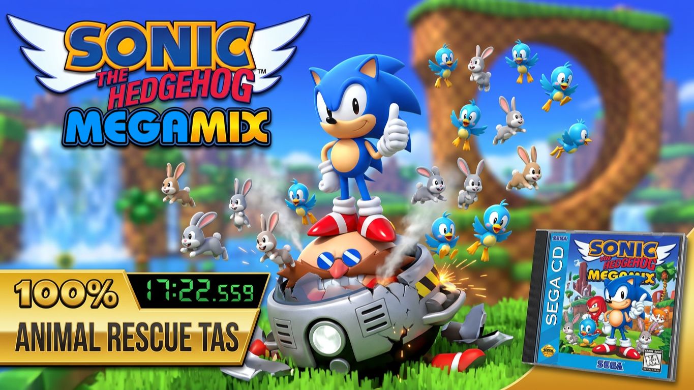 TAS, (SegaCD) Sonic The Hedgehog Megamix - 