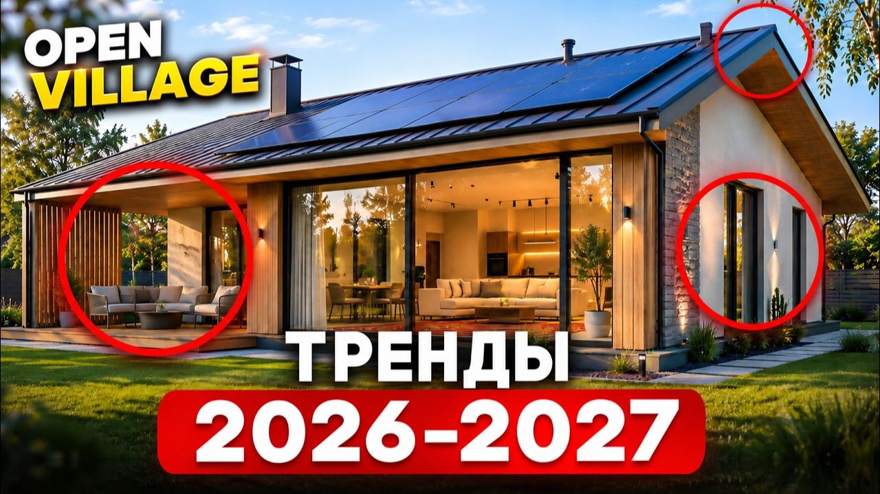 Тренды загородного строительства 2026: выставка Open Village