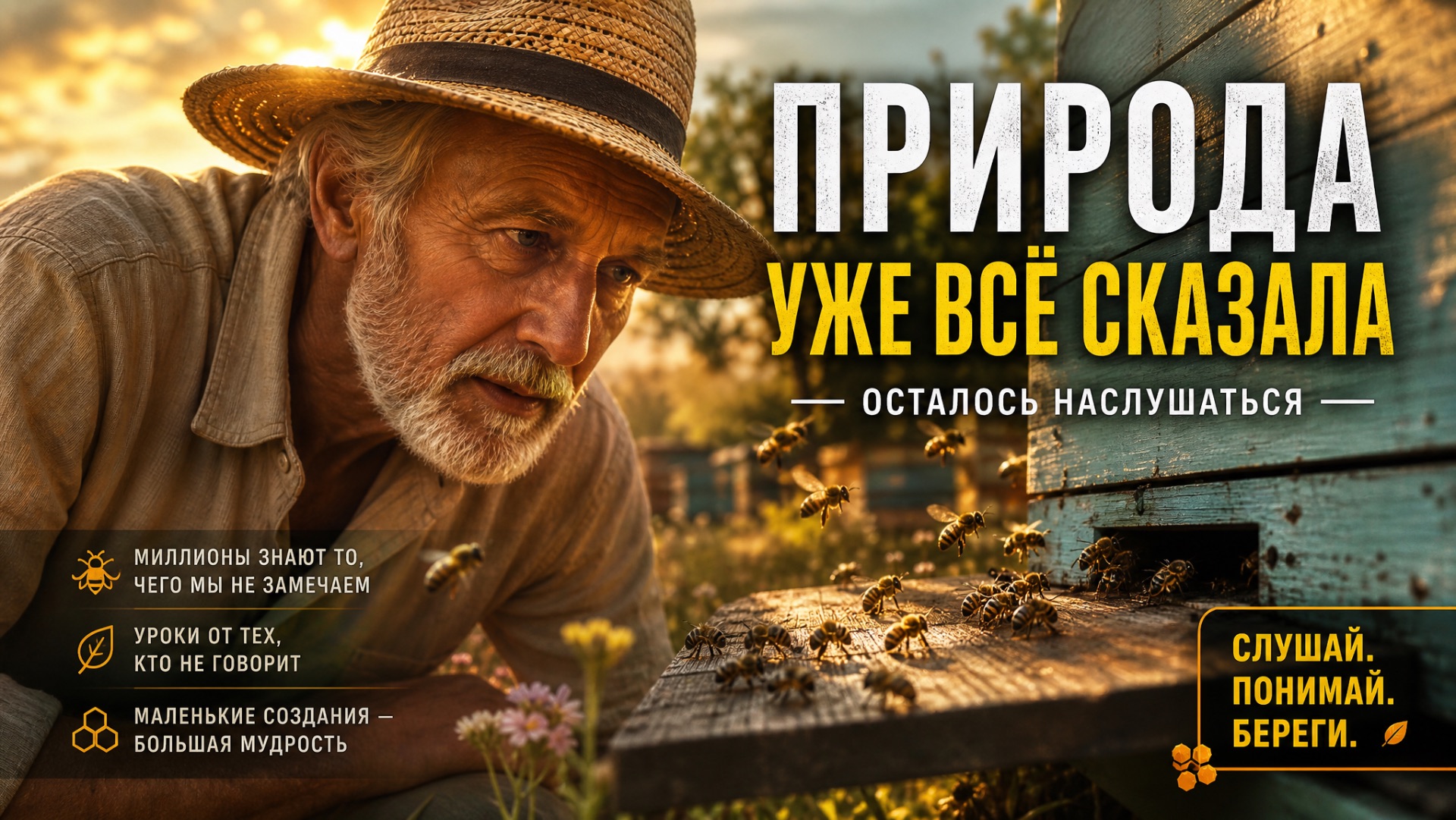 Трутни — один из самых достоверных индикаторов состояния пчелиной семьи