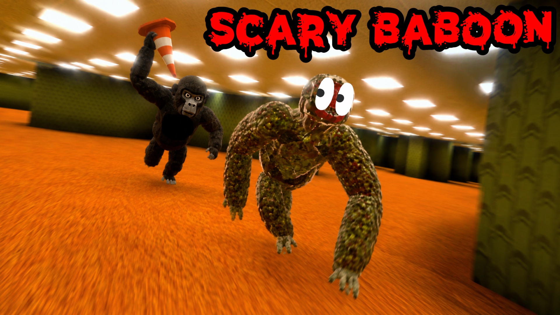SCARY BABOON