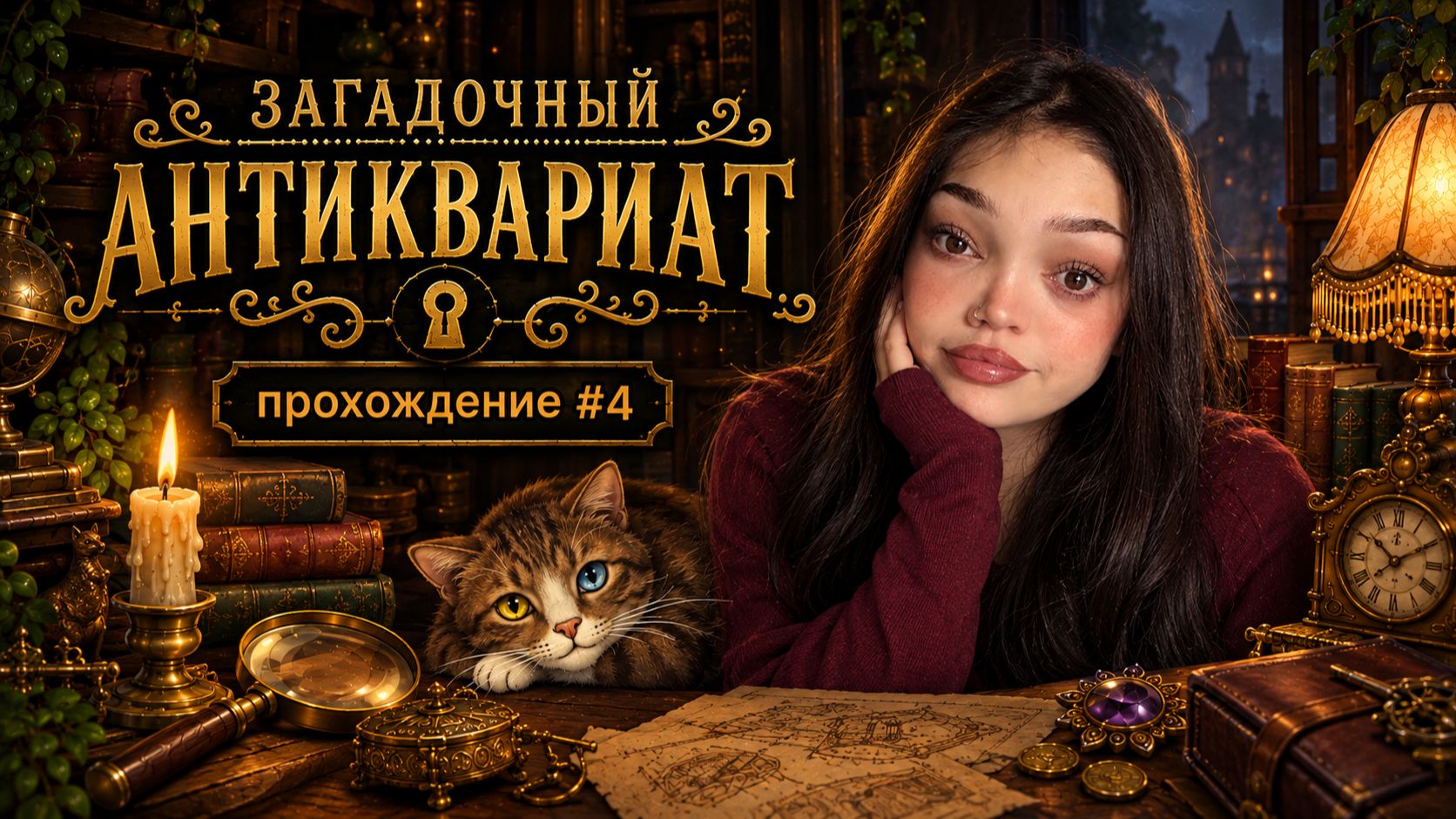 КУДА ПРОПАЛ КОТИК?! 🐱 | Загадочный антиквариат — прохождение #4