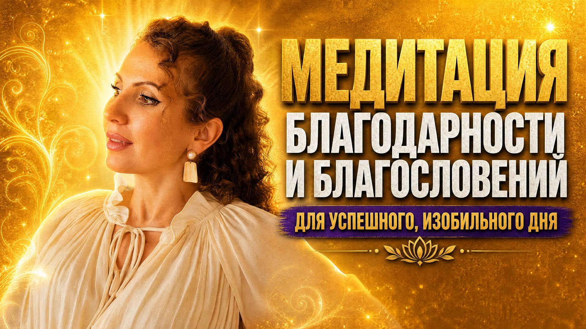 МЕДИТАЦИЯ БЛАГОДАРНОСТИ И БЛАГОСЛОВЕНИЙ | ПРИТЯНИ ИЗОБИЛИЕ И МАСШТАБ
