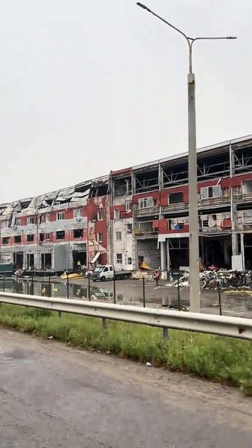 Последствия ударов по складам под Киевом