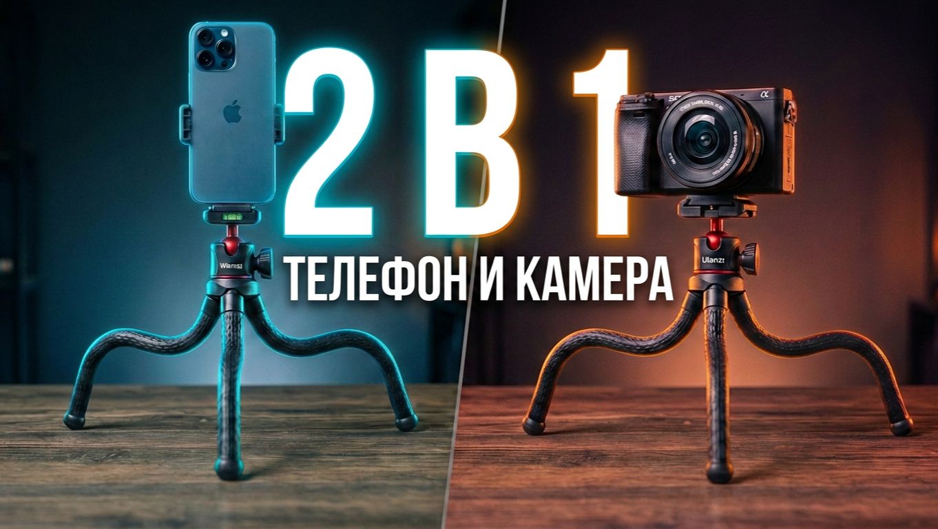 Гибкий штатив Ulanzi MT-11 - Обзор штатива для телефона или камеры  | SteinHouse