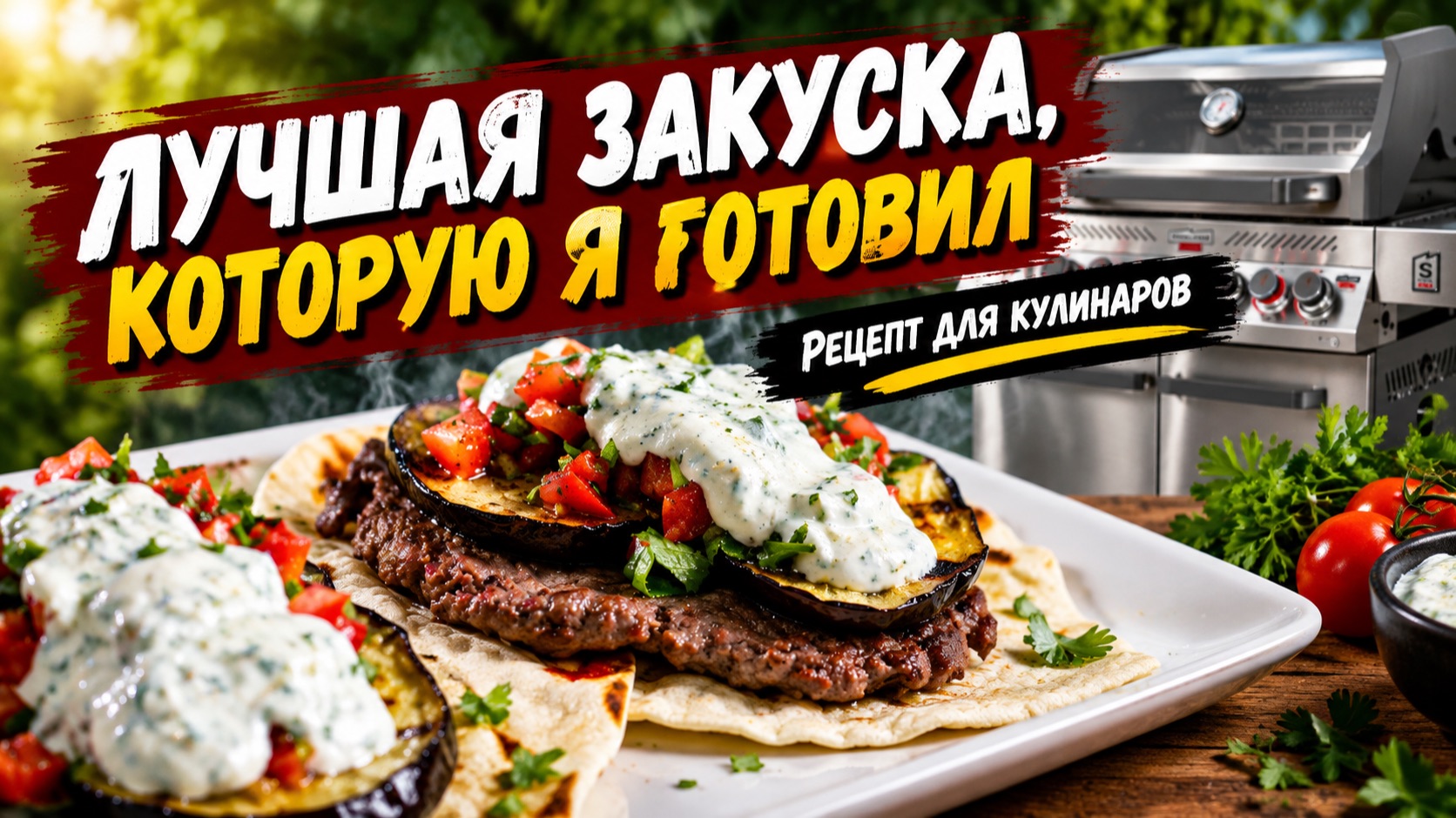 Закуска для гурманов, которая понравится всем. Готовить 20 минут на газовом гриле PrimeLiner